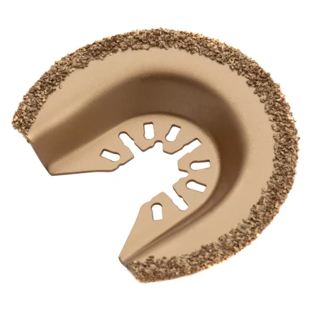 Насадка для МФИ режущая полукруг Denzel 782325, HM, по плитке, 63 мм купить в Урае