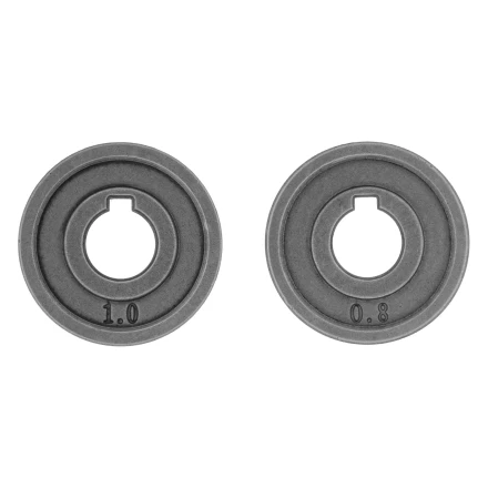 Подающий ролик, V профиль под стальную проволоку 0,8-1мм, 2 шт Denzel 93650 купить в Урае