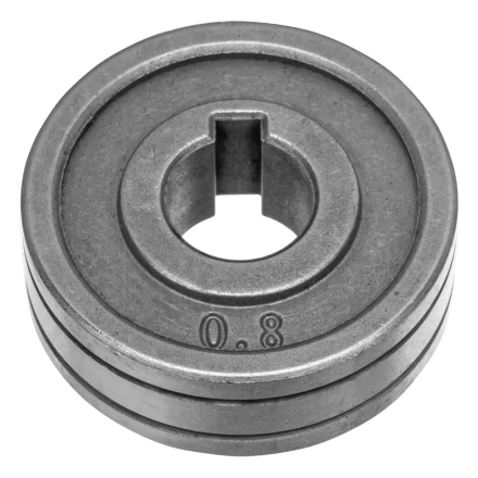 Подающий ролик, V профиль под стальную проволоку 0,8-1мм, 2 шт Denzel 93650 купить в Урае