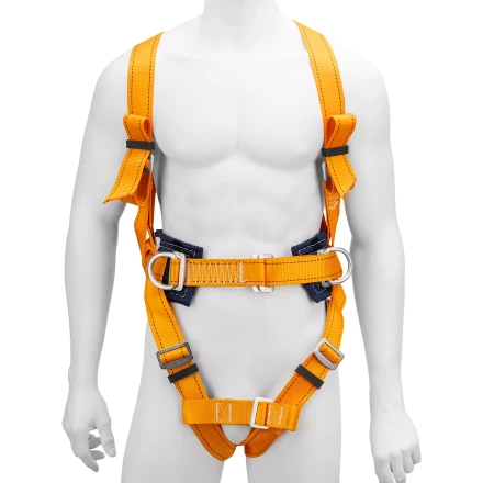 Удерживающе-страховочная привязь Сибртех 89507, модель УСП II, наплечные и набедренные лямки, высокий кушак купить в Урае