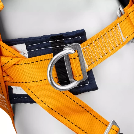 Удерживающе-страховочная привязь Сибртех 89507, модель УСП II, наплечные и набедренные лямки, высокий кушак купить в Урае