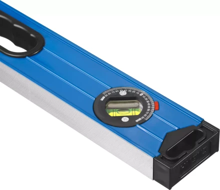 Уровень СИБИН коробчатый усиленный, утолщенный профиль, 2 фрезерованные поверхности, 3 противоударных ампулы (1 поворотная на 360 град), с ручками, 1 34609-120 купить в Урае