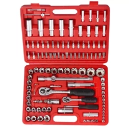 Набор ЗУБР "МАСТЕР" Торцовые головки SUPER LOCK, 1/2"+1/4", 108 предметов 27635-H108