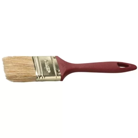 Кисть плоская ЗУБР &quot;УНИВЕРСАЛ-МАСТЕР&quot; &quot;КП-11&quot;, натуральная щетина, пластмассовая ручка, 63мм 4-01011-063 купить в Урае
