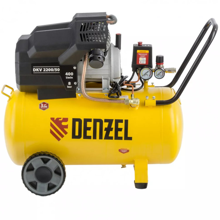 Компрессор воздушный Denzel DKV2200/50 Х-PRO 58083 купить в Урае