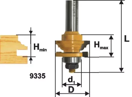 Фреза комб рамочная ф413х234мм хв 12мм 9335 купить в Урае