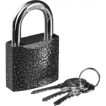 Замок STAYER &quot;STANDARD&quot; навесной, металлический корпус, закаленная дужка, 50 мм 37160-50 купить в Урае