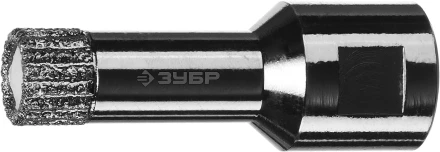 Алмазная коронка ЗУБР &quot;ПРОФЕССИОНАЛ&quot; универсальная для УШМ, сухое сверление, алмазы на вакуумной пайке,  посадка М14, d=14мм 29865-14 купить в Урае