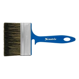 Кисть флейцевая для водных красок, 100x12 мм, смешанная щетина, пластиковая рукоятка// Matrix 833487