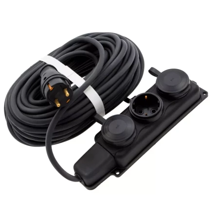 Удлинитель силовой 20 м, 16 А, тип УХз16, 3 x 1.5 мм, Россия Сибртех 95886 купить в Урае