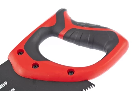 Ножовка по дереву&quot;BLACK SERIES&quot;,550 мм,7-8 TPI,зуб-3D,каленный зуб,тефлоновое покрытие полотна MTX 235799 купить в Урае