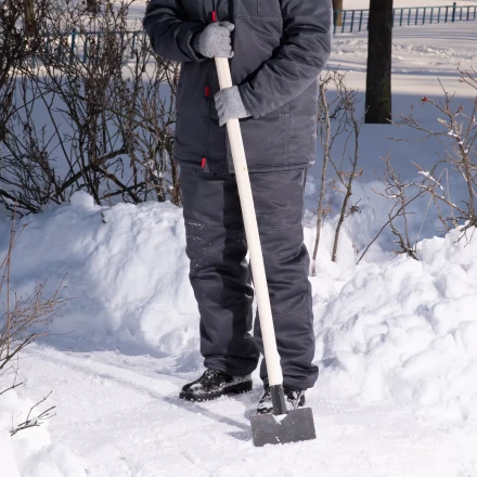 Ледоруб-скребок Сибртех 61664, 200 мм, 1 кг, деревянный черенок, Россия купить в Урае