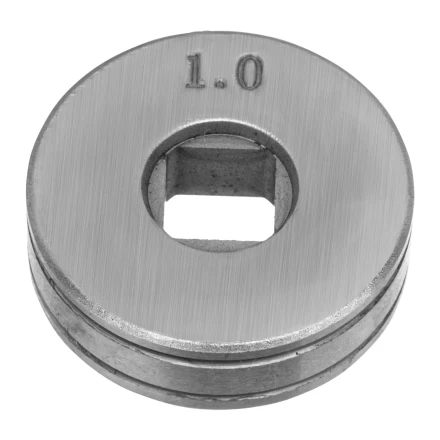 Подающий ролик, V профиль под стальную проволоку 0,8-1мм, посадка квадрат, 2 шт Denzel 93651 купить в Урае