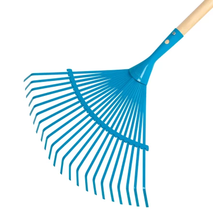 Грабли веерные стальные Palisad, 430 х 1550 мм, 22 плоских зуба, лакированный черенок, Luxe, 617885 купить в Урае