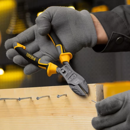 Бокорезы 180 мм Denzel 17785, усиленные, трехкомпонентные рукоятки купить в Урае