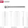 Гвозди ЗУБР "МАСТЕР" ершеные оцинкованные чертеж №7811-7120, 3,1х80мм, 5кг 305140-31-080 купить в Урае