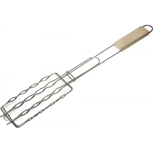 Решетка-гриль GRINDA "BARBECUE" для сосисок, нержавеющая сталь, 170х85мм 424730 купить в Урае