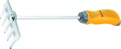 Грабли 5-зубые молибденовое покрытие 2-комп. рукоятка  PALISAD LUXE 61774 купить в Урае