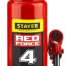Домкрат гидравлический бутылочный "RED FORCE", 4т, 195-380 мм, STAYER 43160-4 43160-4_z01 купить в Урае