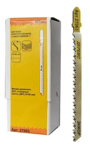 Пилка для электролобзика T301 CD HCS 1шт/100 27063 купить в Урае