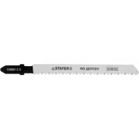 Полотна STAYER "PROFI", T101BF, для эл/лобзика, Bi-Metall, по твердому дереву, EU-хвост., шаг 2,5мм, 75мм, 2шт 159901-2.5_z01