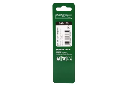 Сверло по металлу HAMMER Ф3х61мм (DR MT 3,0мм*61/33мм 2шт.) купить в Урае