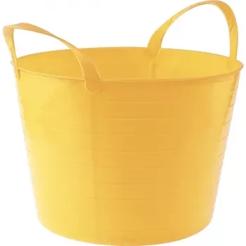 Ведро гибкое сверхпрочное 14 литров желтое  СИБРТЕХ 67502 купить в Урае