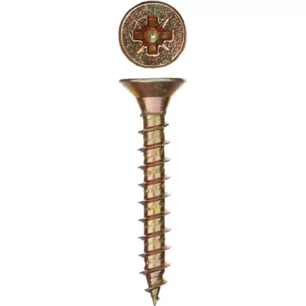 Шурупы ЗУБР &quot;МАСТЕР&quot; по дереву желтопассивированные, 6.0x40мм, 16шт 300396-60-040 купить в Урае