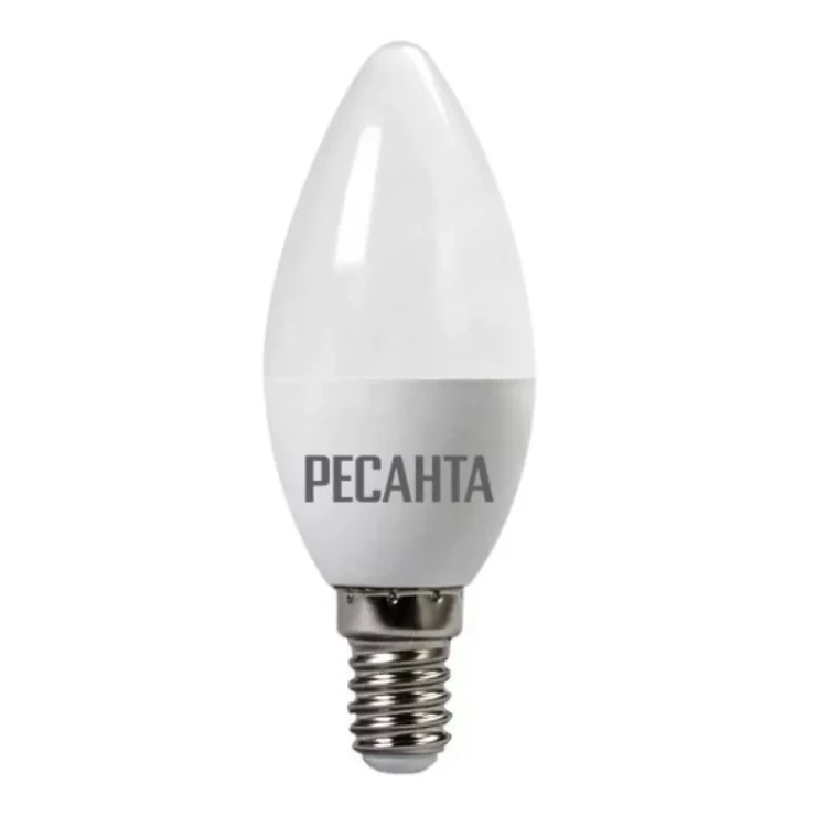 Лампа светодиодная РЕСАНТА LL-R-C37-6W-230-4K-E14 76/1/4 купить в Урае