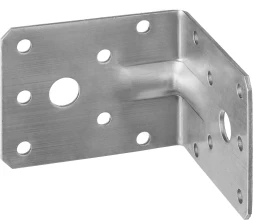 ЗУБР УНКУ-2.0, 55 x 70 x 70 x 2 мм, усиленный нержавеющий крепежный уголок, Профессионал (310516-55)