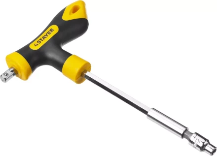 Набор STAYER &quot;MASTER&quot; &quot;HERCULES&quot;: Отвертка реверсивная, Т-образная отвертка-битодержатель, адаптер для торц голов, 43 предм 25084-H43 купить в Урае