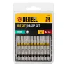 Бита HEX 6х50, сталь S2, шестигранный профиль, 10 шт. Е 6,3 Denzel 11664 купить в Урае