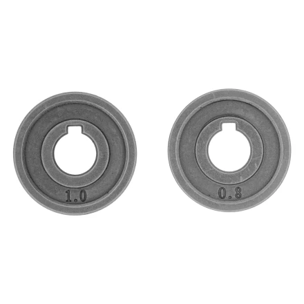 Подающий ролик, зубчатый профиль под флюсовую проволоку 0,8-1мм, 2 шт Denzel 93652 купить в Урае