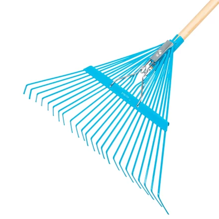 Грабли веерные стальные Palisad, 540 х 1450 мм, 24 плоских зуба, лакированный черенок, Luxe 617905 купить в Урае