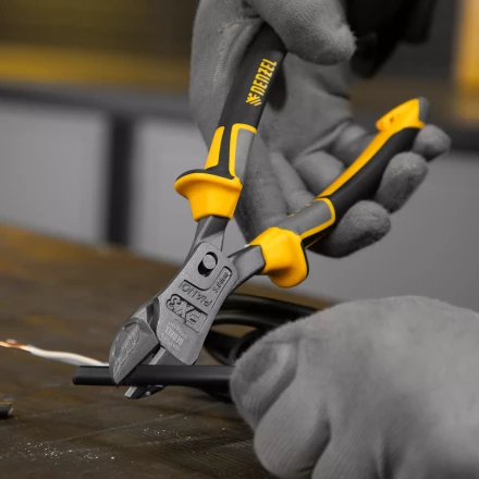 Бокорезы 215 мм Denzel 17786, усиленные, трехкомпонентные рукоятки купить в Урае