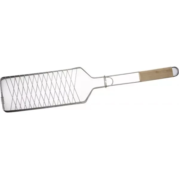 Решетка-гриль GRINDA "BARBECUE" для рыбы, одинарная, нержавеющая сталь, 620х120мм 424731 купить в Урае