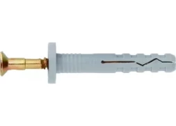 Дюбель-гвоздь полипропиленовый с потайным бортиком 8х60 мм 100 шт СИБРТЕХ 42132