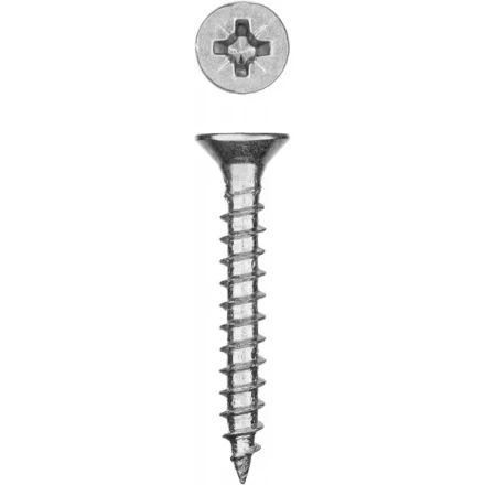 Саморезы СУ-Б универсальные, 30 x 5.0 мм, 6 000 шт, белый цинк, ЗУБР 300370-50-030 купить в Урае