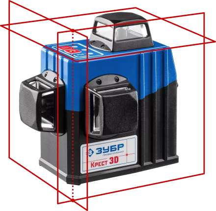 Нивелиры лазерные Крест-3D 360 3 перпендикулярные плоскости серия ПРОФЕССИОНАЛ купить в Урае