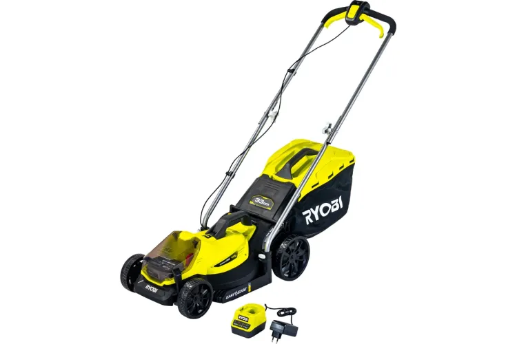 RYOBI 18В Газонокосилка аккумуляторная 33cm 1x аккумулятор 4.0Aч RLM18X33B-40 5133004306 купить в Урае
