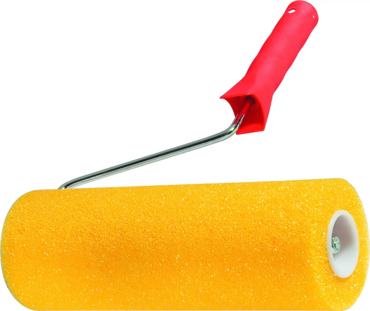 Валик "СТРУКТУРНЫЙ" поролоновый с ручкой "гладкий" 230 мм D - 80 мм  MATRIX 80220 купить в Урае