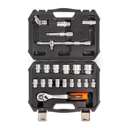 Набор автоинструмента КВТ НАИ-04/22 1/2", 22 предмета (91083)
