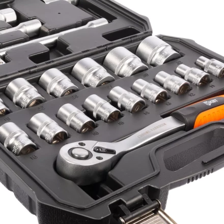 Набор автоинструмента КВТ НАИ-04/22 1/2&quot;, 22 предмета (91083) купить в Урае