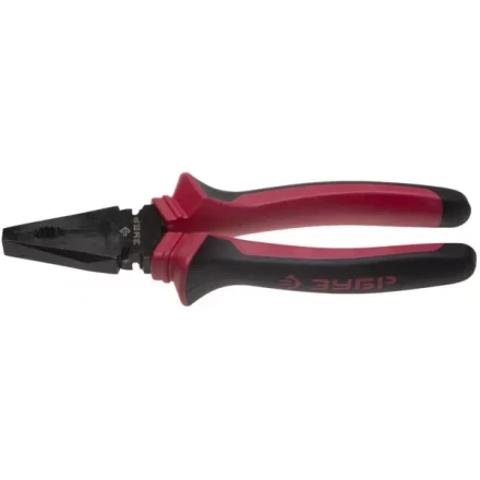 Плоскогубцы ЗУБР &quot;МАСТЕР&quot; комбинированные, маслобензостойкая рукоятка, покрытие оксидированное с полировкой, 200мм 22015-1-20_z01 купить в Урае