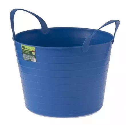 Ведро гибкое сверхпрочное 14 литров синее  СИБРТЕХ 67503 купить в Урае