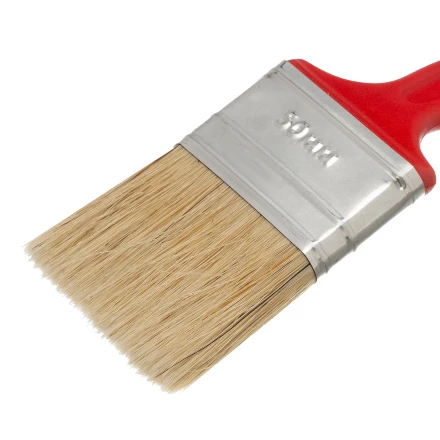 Кисть радиаторная для эмалей, 50х12 мм, натуральная щетина, пластиковая рукоятка// MTX 833589 купить в Урае