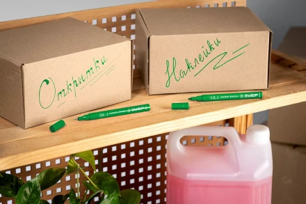 ЗУБР МК-80 зеленый, 0.8 мм маркер-краска (06324-4) купить в Урае