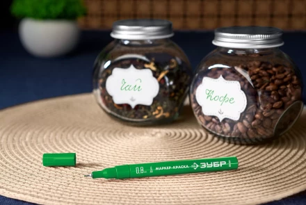 ЗУБР МК-80 зеленый, 0.8 мм маркер-краска (06324-4) купить в Урае