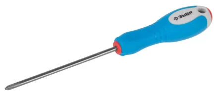 Отвертка ЗУБР, Cr-V сталь, трехкомпонентная рукоятка, цветовая индикация типа шлица, PH №0, 75мм 25252-0-075_z01 купить в Урае
