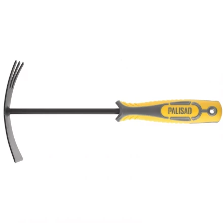 Мотыжка комбинированная 3-зубая + трапеция двухкомпонентная рукоятка PALISAD LUXE 62007 купить в Урае